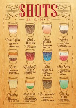 Shots Menu