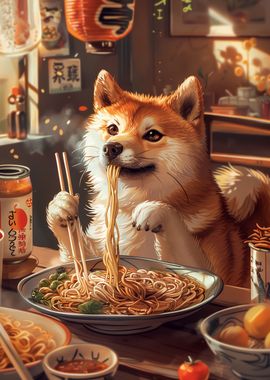 Ramen Shiba inu