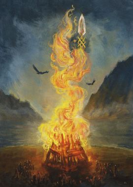 ODIN FUNERAL PYRE