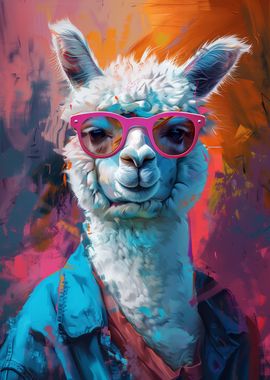 Alpaca Llama Art