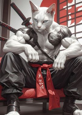  Samurai cat