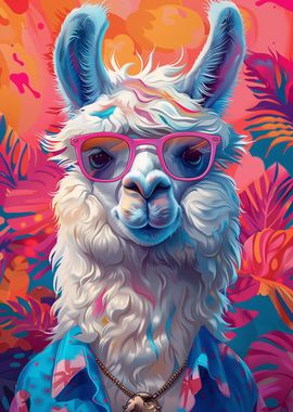 Alpaca Llama Art