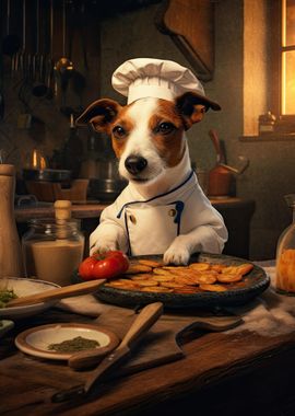 Jack Russell Terrier Chef