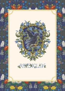 Ravenclaw Floral