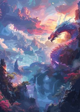 Fantasy Abstract Dragon