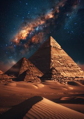 Egyptian Pyramid Night