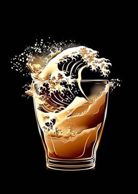 The Great Wave of Coffee