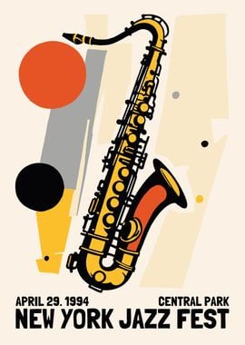 1994 NYC Jazz Fest Poster