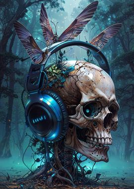 Death Moth Skull Music