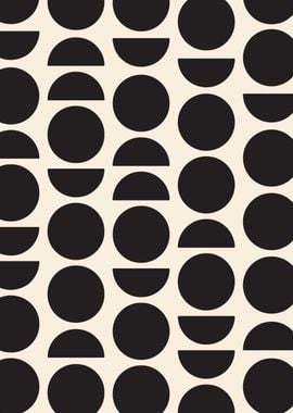 Abstract Black Circles