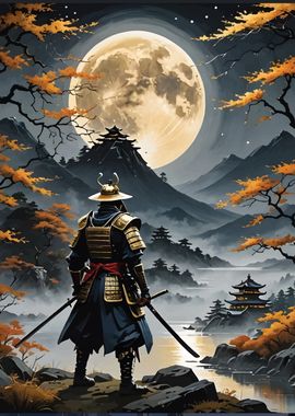 samurai warrior moon