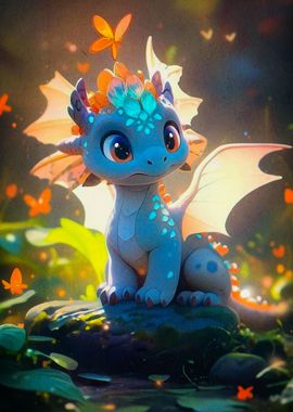 cute dragon animal