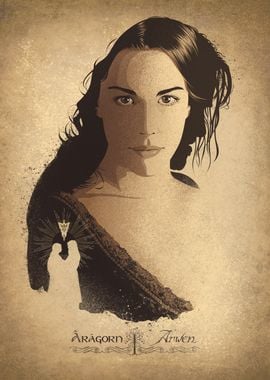 Aragorn & Arwen Graphic