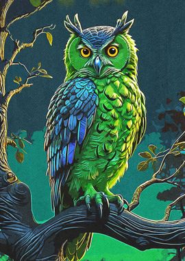 Green Owl