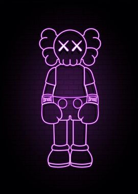 Kaws boxing