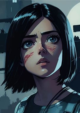 beauty battle angel alita