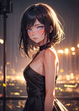 Anime girl Rukia