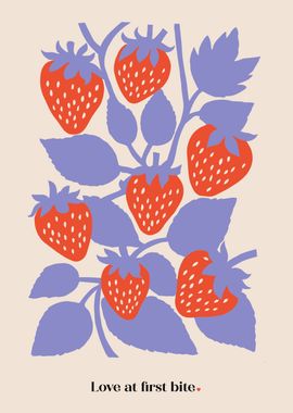 Retro Strawberry Love