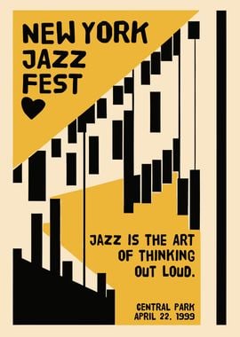 1999 NYC Jazz Poster