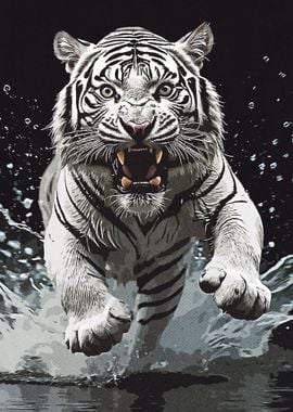 Black White Tiger