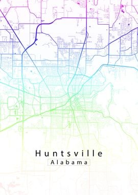 Huntsville Alabama Map