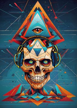 Music Skull Rad Minds Eye