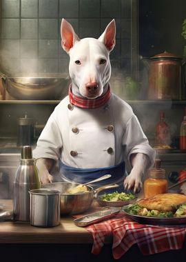 English Bull Terrier Chef