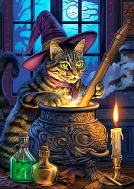 Witch Cat Magic