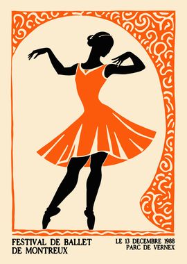 French Ballet Poster Print