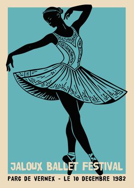 1982 French Ballet Poster