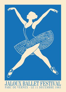 1983 French Ballet Poster