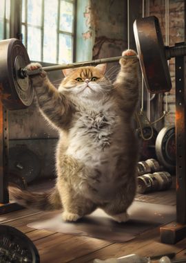 Training Cat Gym Muscles