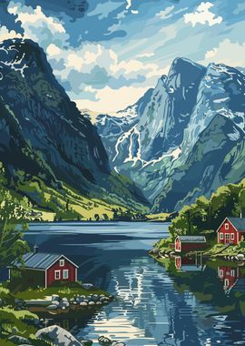 Norway Fjord Scenery