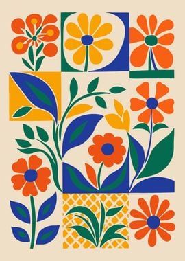 Retro Flowers 60s