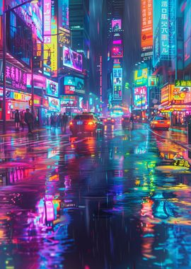 Cyberpunk Neon City