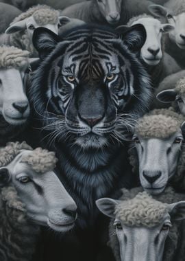 Dark Tiger Sheep Creative