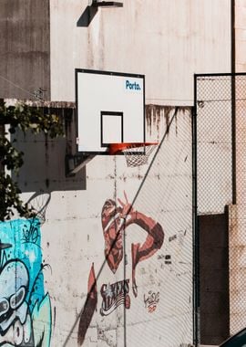 Basketball court in Porto