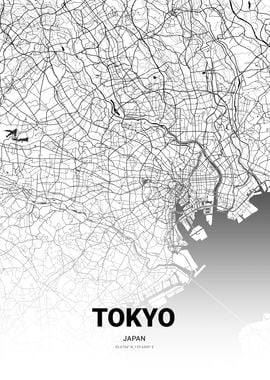 Tokyo Japan Map