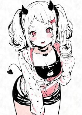 Kawaii Devil Anime Girl