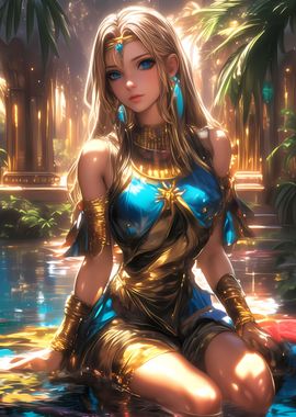 Egyptian Beauty Anime Girl