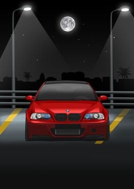 bmw e46 m3 red