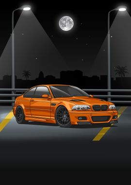 bmw e46 m3 orange