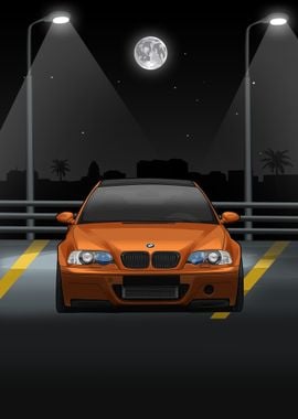 bmw e46 m3 orange