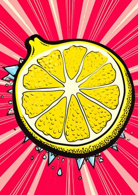 Zesty Pop Art Lemon