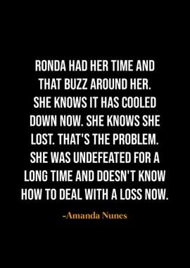 Amanda Nunes quotes