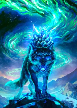 Aurora Ice Wolf