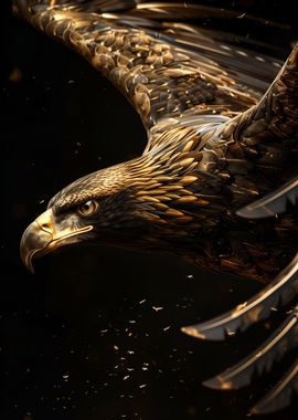 Black and Gold Eagle