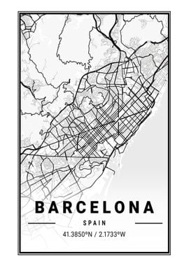 Map of Barcelona