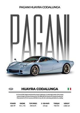 Pagani Huayra Codalunga