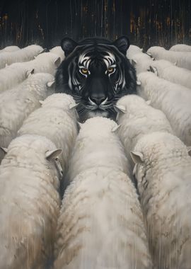 Black Tiger Sheep Leader